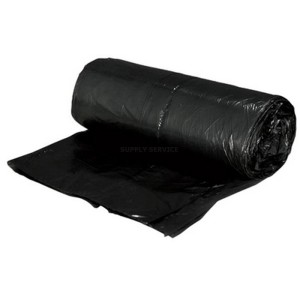 Worki foliowe na odpady czarne mocne, LD35/50