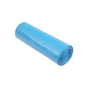 Worki foliowe na odpady, niebieskie, mocne, LD35/25