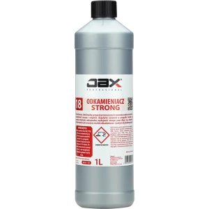 ODKAMIENIACZ STRONG do usuwania osadów mineralnych z maszyn i urządzeń przemysłowych, do odkamieniania 1L - JAX PROFESSIONAL 18