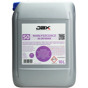 NABŁYSZCZACZ DO ZMYWAREK, do nabłyszczania naczyń 10L - JAX PROFESSIONAL 50
