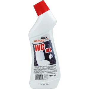 WC GEL 750 ml - ŻEL DO MYCIA MUSZLI TOALETOWYCH, ODPŁYWÓW, WANIEN, UMYWALEK I ZLEWÓW