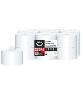 Papier toaletowy Smart -  op. = 12 rol., 2 warstwy, celuloza  23047