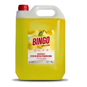 BINGO 5L - UNIWERSALNY PŁYN - CYTRYNOWY OGRÓD