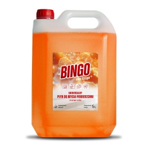 BINGO 5L - UNIWERSALNY PŁYN - ORANGE SODA