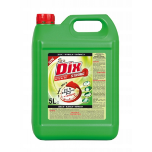 DIX STRONG 5L - płyn czyszcząco-wybielający do WC z chlorem