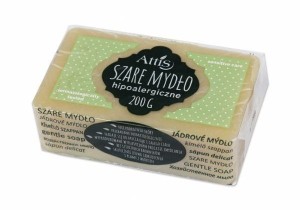 Mydło szare, naturalne, hipoalergiczne - Attis - 200g