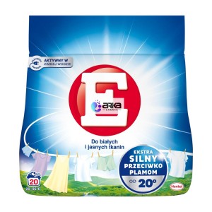E - proszek do prania 1,1kg (20 prań) Biel i Jasne Tkaniny